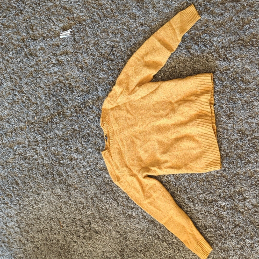 Mustard yellow wool sweater size medium